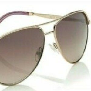 Jimmy Choo Jewly Rhinestone Aviator Sunglasses